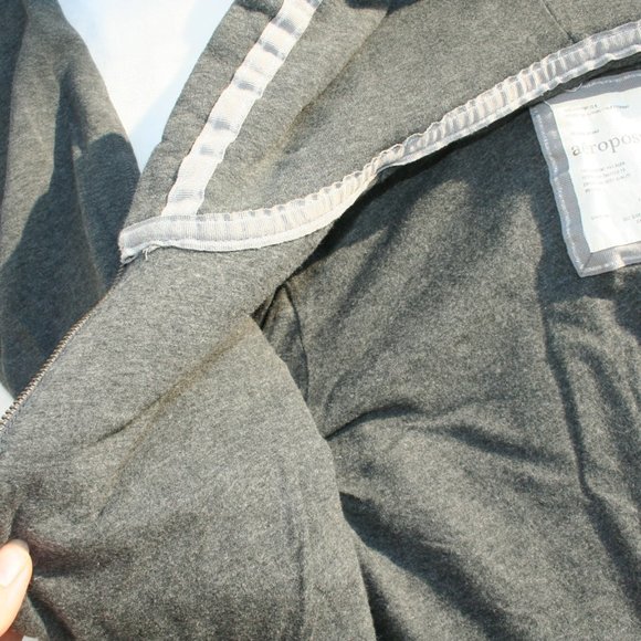 AEROPOSTALE Bling Jewels Zipper Hoodie Women Juniors L Warm Layer Sweatshirt - Picture 11 of 15